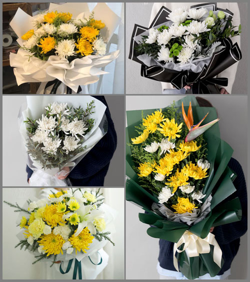 安徽阜阳市阜南县张寨镇白事花束代送
